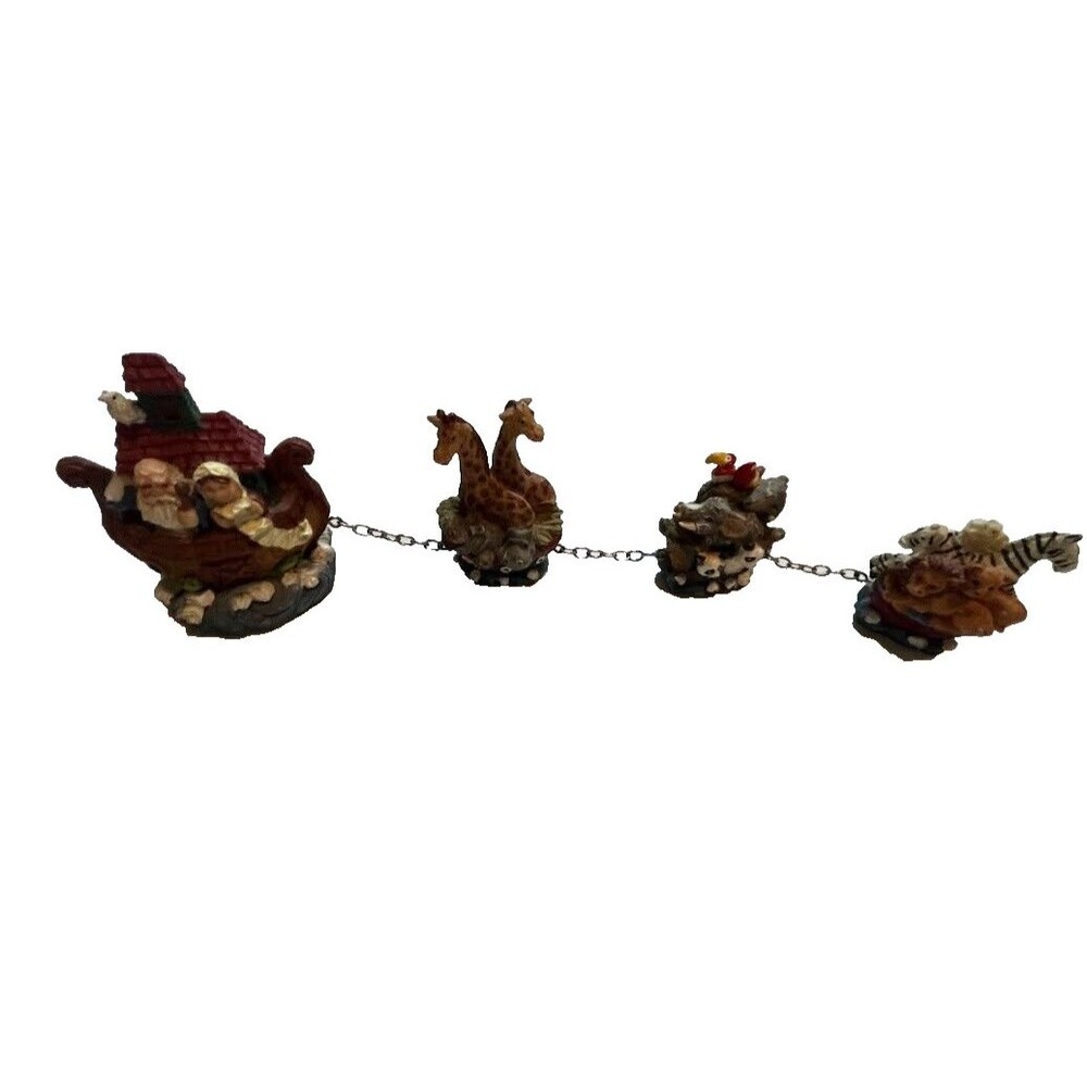 San Francisco Music Box Co Noah's Ark Small Train Nursery Room Decor